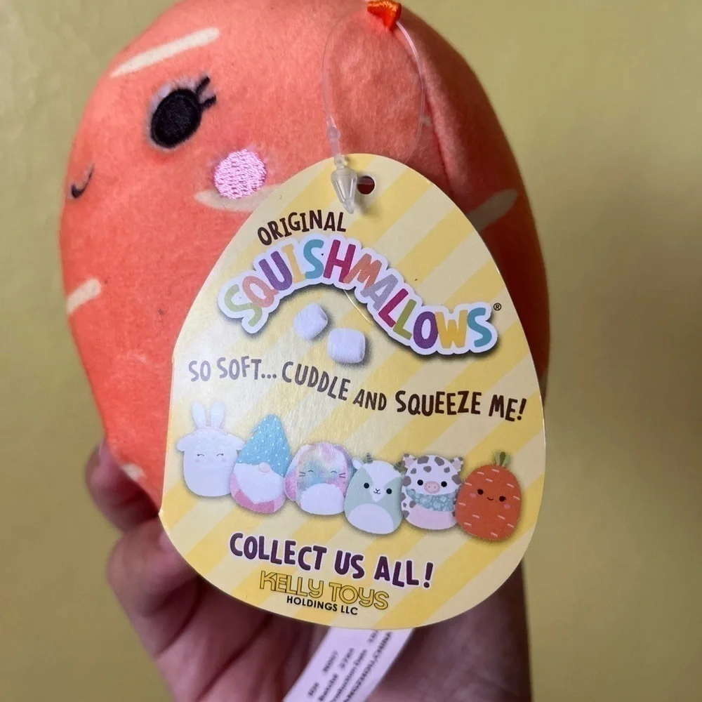 Carolina the carrot 5 inch squishmallow
